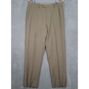 Santorelli Romeo Superfine Wool Luxury Serge Men Dress Pants 36X30 Made In Italy